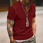 Men's Color Matching Short Sleeve