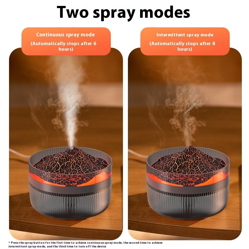 Volcano Aroma Diffuser Multifunctional Flame Humidifier