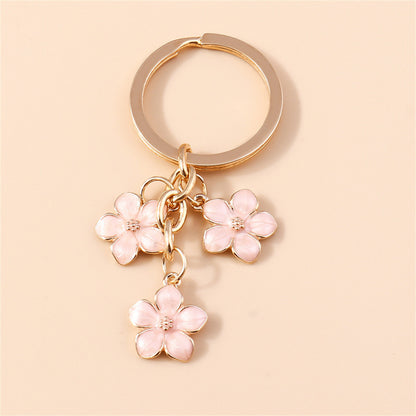 Sweet Girly Cherry Blossom Keychain