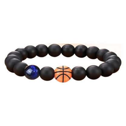 Rugby Bracelet Football Volleyball Obsidian