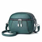 Solid Color Small Round Bag Fashion Multi-pocket Large Capacity Shoulder Crossbody Bags For Women Handbags