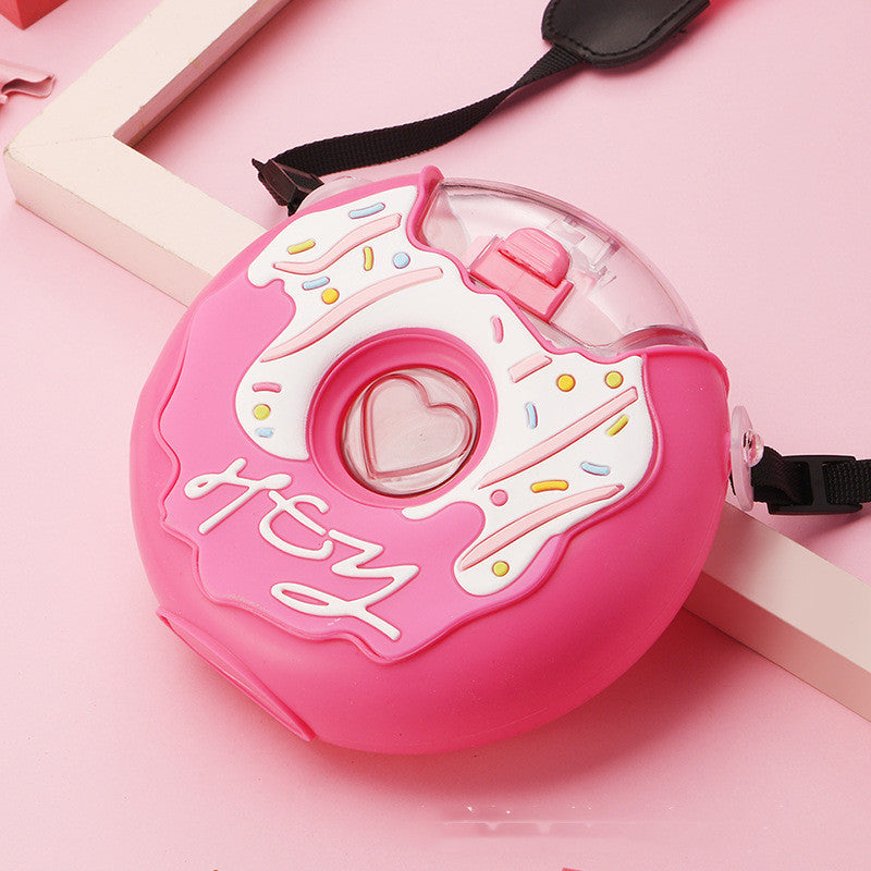 Water bottle straw silicone doughnut