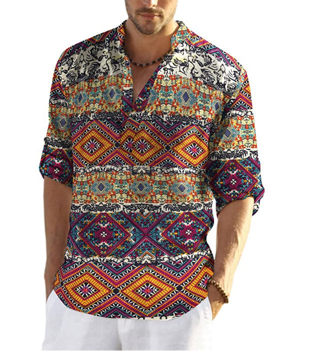 Fashion New Casual Beach Shirt Men