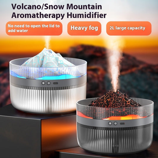 Volcano Aroma Diffuser Multifunctional Flame Humidifier