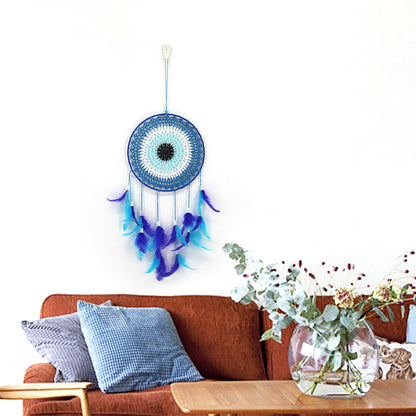 Handmade blue dream catcher