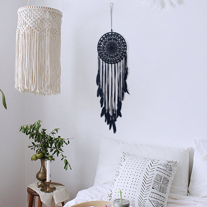 Handmade feather dream catcher