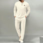 Men's Solid Color Long Sleeve Trousers Suit