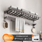 Gray Towel Rack Bathroom Punch-free Bathroom Rack