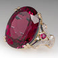 Inlaid Multi-color Optional Zircon Ring For Women