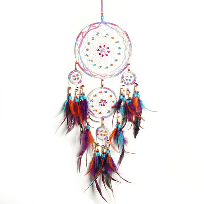 Handmade Feather Dreamcatcher Ornaments