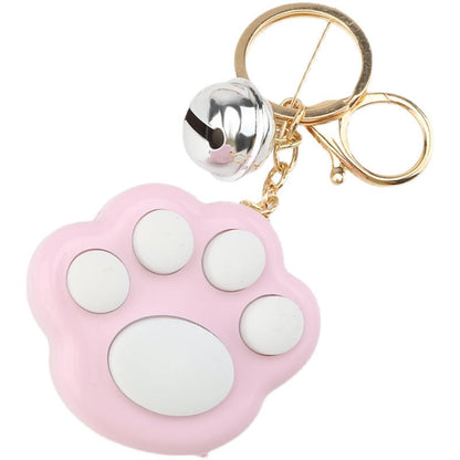 Cat Paw Keychain Pendant Cartoon Toy Cute Plastic Student