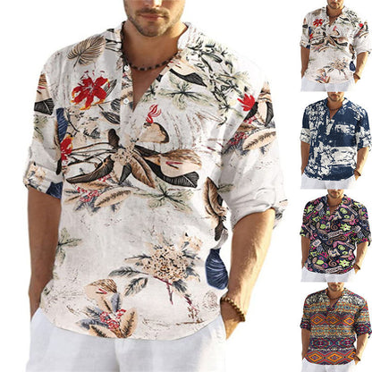 Fashion New Casual Beach Shirt Men