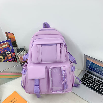 Fashion Backpack Simple And Lightweight Large Capacity