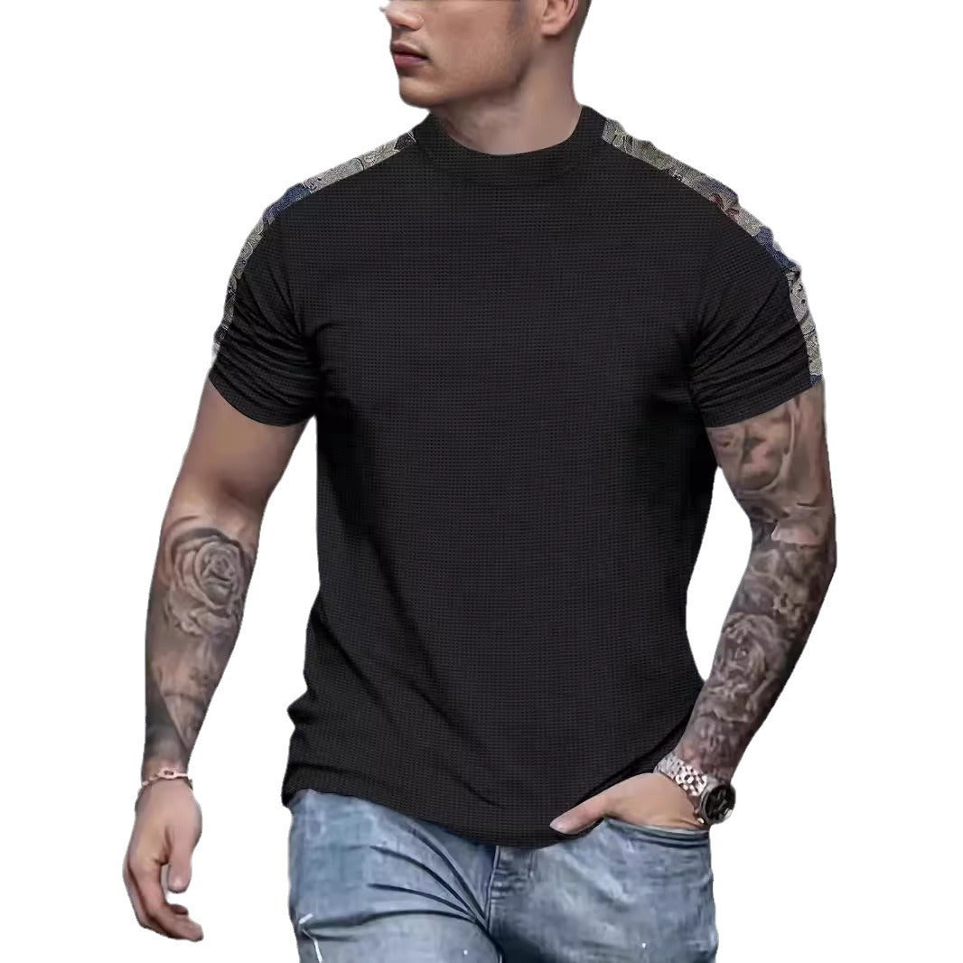 Men's Short Sleeve European And American High-end Casual