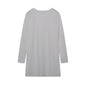 Women's Long Sleeve Slim Fit Slimming Slit Long T-shirt