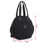 Black Round Bags Women Fashion Large Capacity Multifunctional Backpack Shoulder Bag Handbag