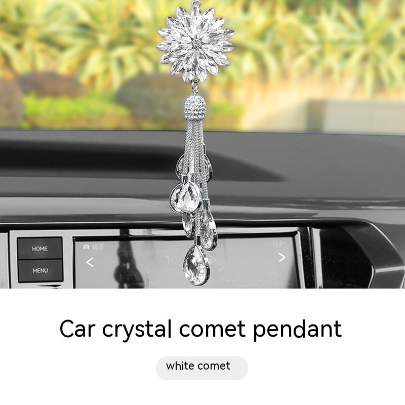 Car Hanging Ornaments Crystal Comet Pendant