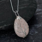 Celtic Tree Of Life Pendant & Chain On Teardrop Semi-Precious Stone