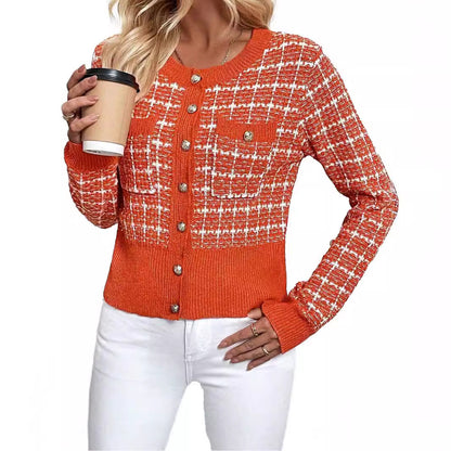 Front Button Cardigan With Flap Detail