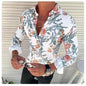 Men's Vacation Lapel Collar Polyester Shirt