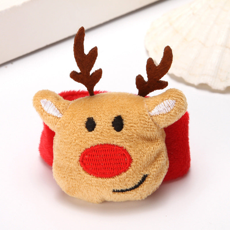 Christmas Clap Ring Decorative Bracelet Cute Little Gift Christmas Elk