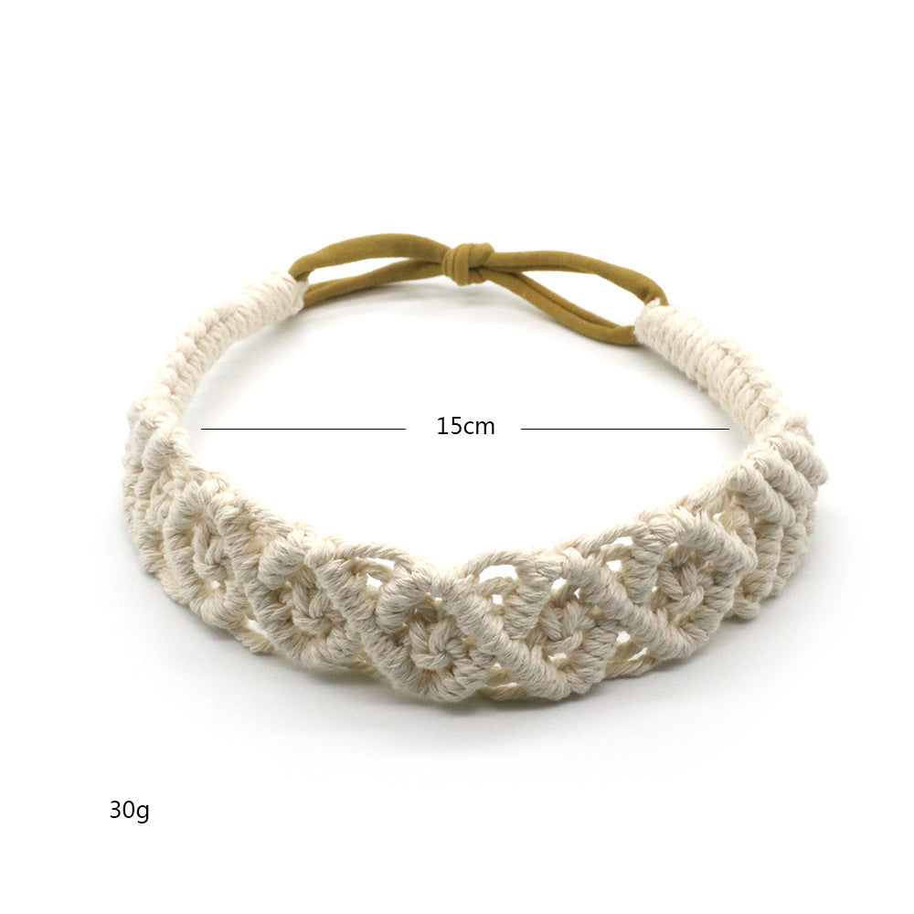 Hand-woven Cotton String Hair Band