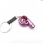 Car Turbo Whistle Modeling Simulation Alloy Metal Keychains