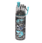 Toursun 590ml Kids Water Bottle with Straw and Spray Function - Outdoor Student Plastic Bottle