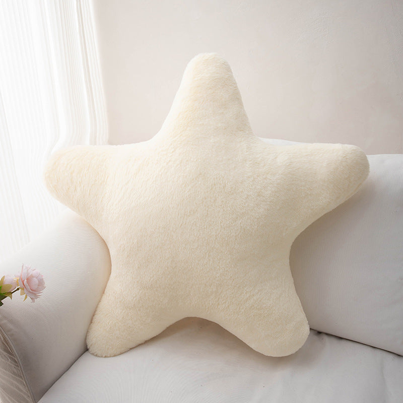 Ins Star Pattern Pillow Super Soft And Cute Plush Pillow Soft Girl Gift