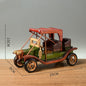 Retro Creative Home Desktop Wooden Vintage Car Ornaments