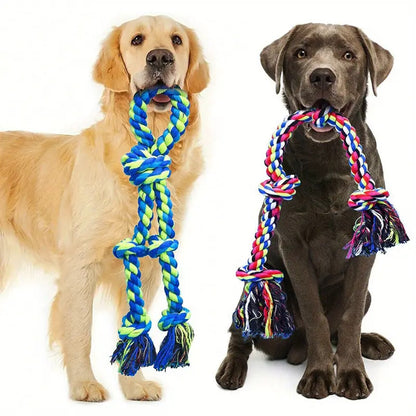 Heavy-Duty Rope Dog Toy – Chew & Tug for Large Breeds