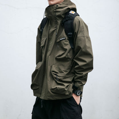 Three-dimensional Pocket Functional Windproof Jacket