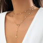 Niche Design Pearl Necklace Simple