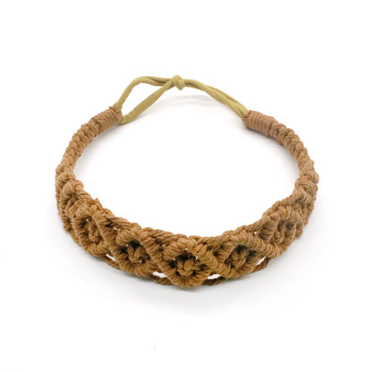 Hand-woven Cotton String Hair Band