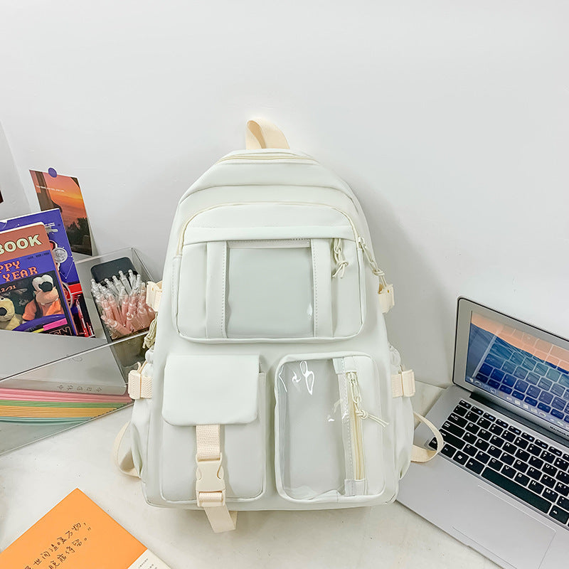 Fashion Backpack Simple And Lightweight Large Capacity