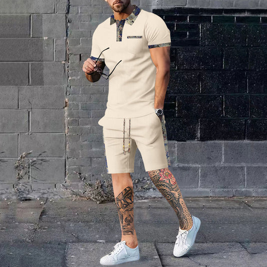 Shorts Casual Fashion Set Men