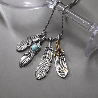 Feather Necklace, Light Luxury, Exquisite Ins, High-end, Men's And Women's Personalized Collarbone Chain