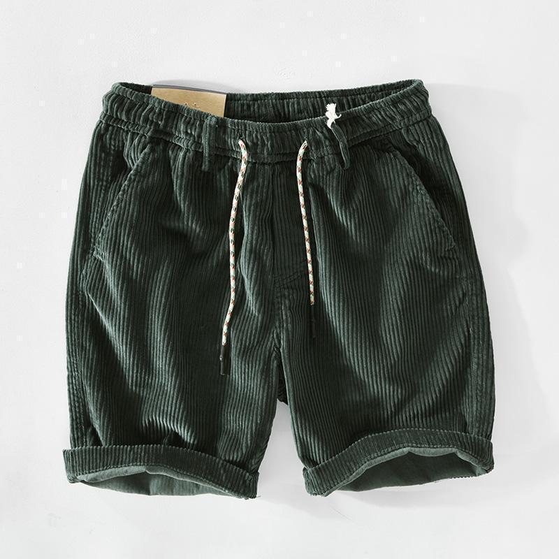 American Handsome Corduroy Shorts For Men