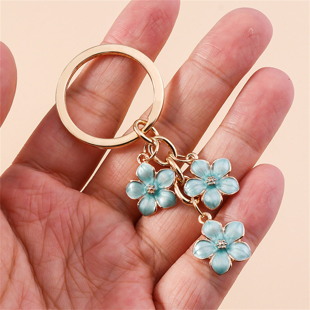 Sweet Girly Cherry Blossom Keychain