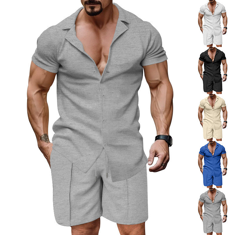 Casual Loose Short Sleeves Sports Suit