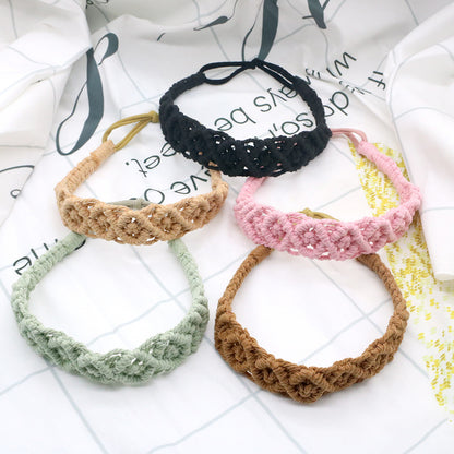 Hand-woven Cotton String Hair Band