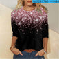 3D Digital Printing Casual Long-sleeved Women's T-shirt