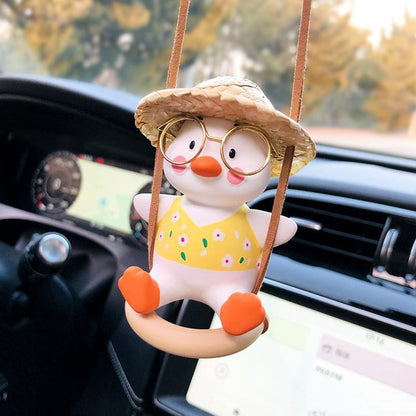 Swing Duck Car Pendant Car Cute Ornaments