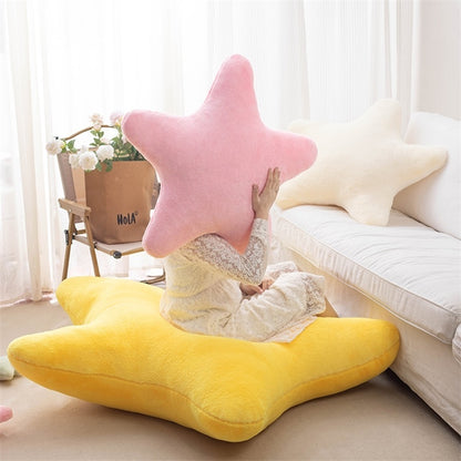 Ins Star Pattern Pillow Super Soft And Cute Plush Pillow Soft Girl Gift