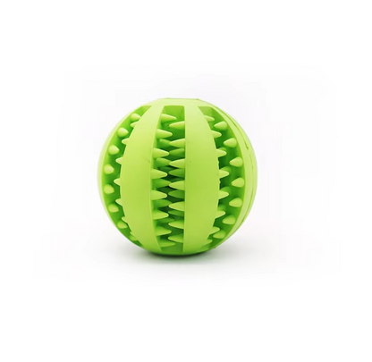 Non-Toxic Natural Rubber Pet Chew Toys - Interactive Tooth Cleaning Food Dispensing Dog Toy Balls