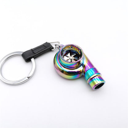 Car Turbo Whistle Modeling Simulation Alloy Metal Keychains