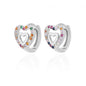 Personality Minimalist Elegant Love Design Inlaid Zircon Ear Ring