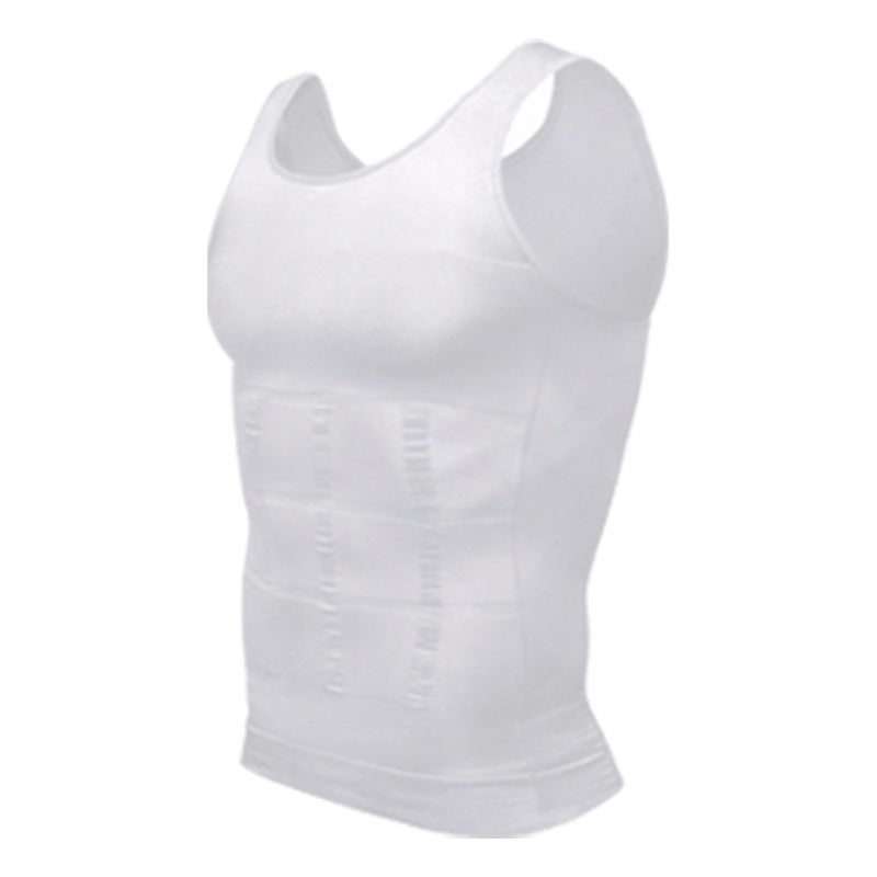 140D Men's Body Shapers Fitness Vest Sports Body