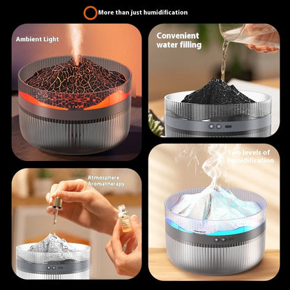 Volcano Aroma Diffuser Multifunctional Flame Humidifier