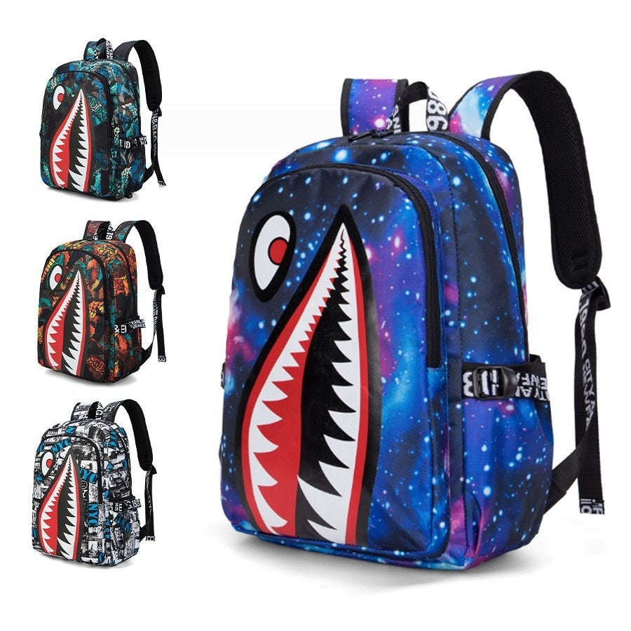 Personalized Patterns Printed Lightweight Casual Bag Simple Backpack